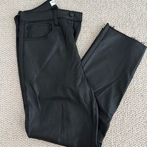 Abercrombie & Fitch curve love Black Ankle Straight Jeans